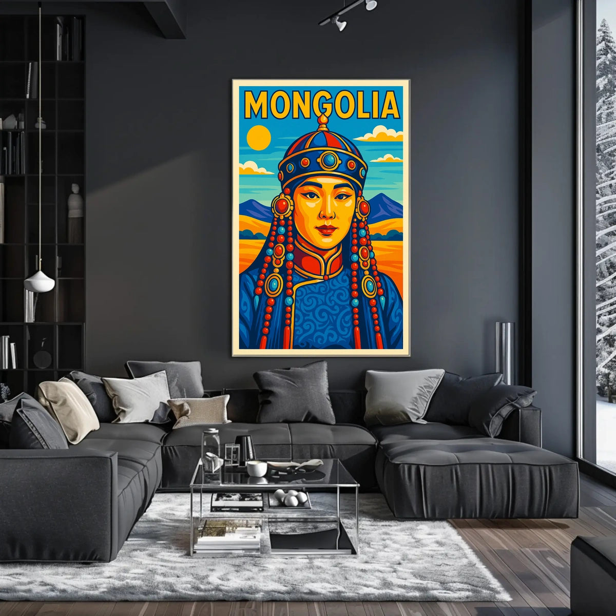 Mongolia Cultural Heritage Poster
