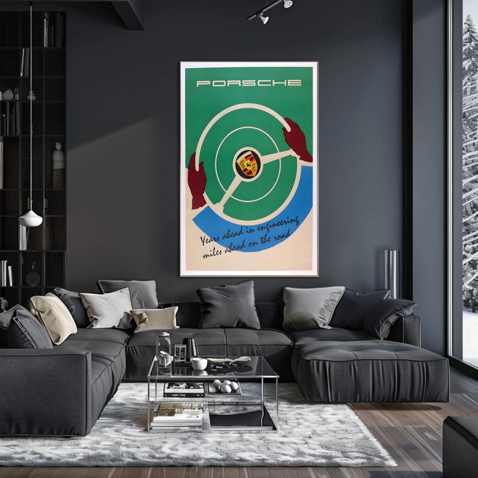 Porsche Engineering Excellence Poster