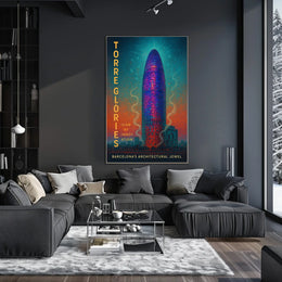 Torre Glòries Icon of Innovation Poster