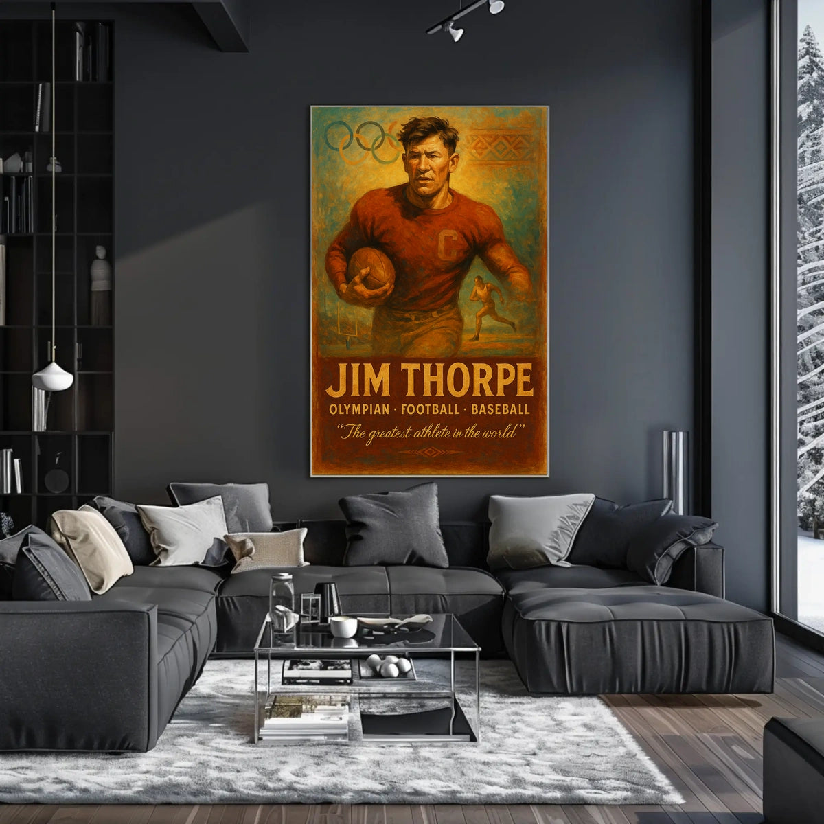 Celebrating Jim Thorpe A Legendary Athlete Jim Thorpe Poster
