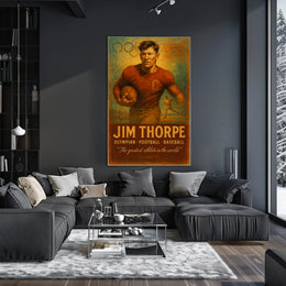 Celebrating Jim Thorpe A Legendary Athlete Jim Thorpe Poster