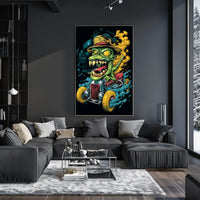 Monster Hot Rod Poster