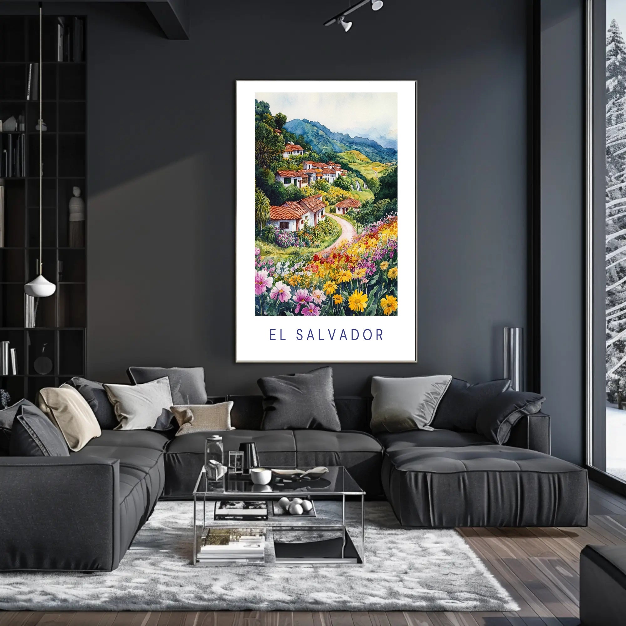 Scenic Beauty of El Salvador Poster PosterGoat
