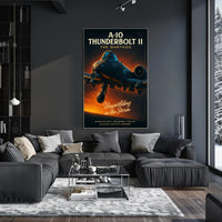 A-10 Thunderbolt II: Unyielding in the Storm Military Poster
