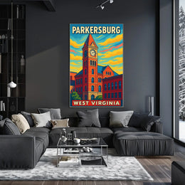Parkersburg, West Virginia Poster