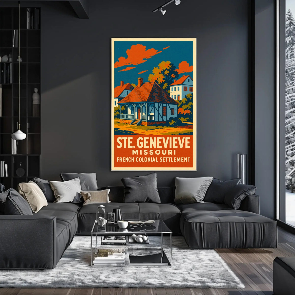 Ste. Genevieve French Colonial Poster
