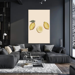Lemons in Art Poster