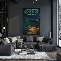 Supermarine Spitfire Icon of Victory Poster