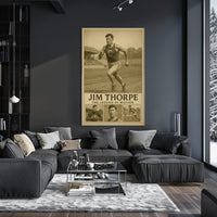 Jim Thorpe Iconic Sports Legend Jim Thorpe Poster