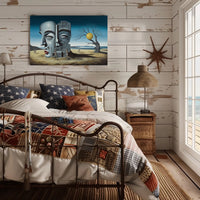 Enigmatic Desert Surrealism: Abstract or Artistic Poster