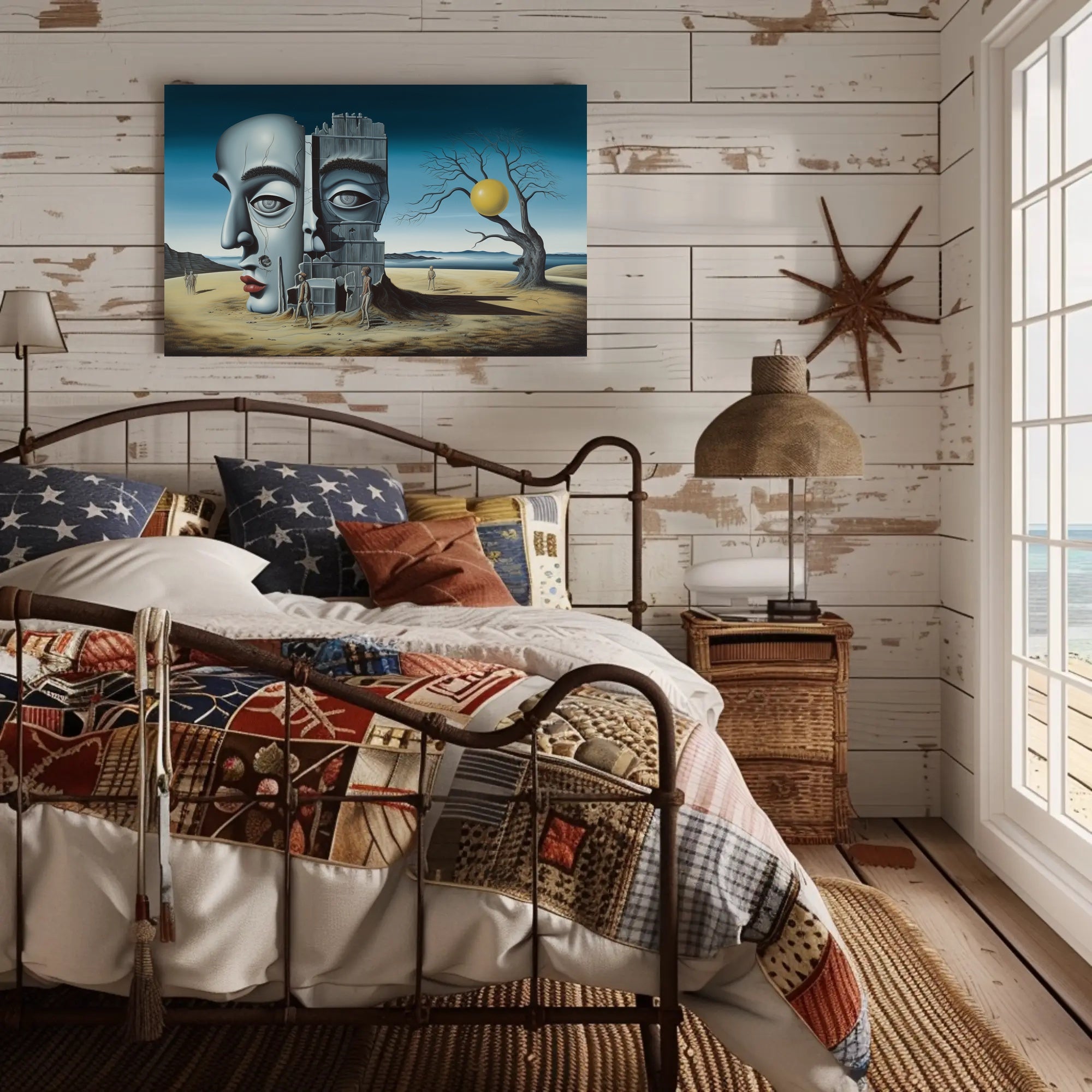 Enigmatic Desert Surrealism: Abstract or Artistic Poster
