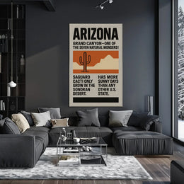Explore Arizona's Natural Wonders Vintage Travel Poster