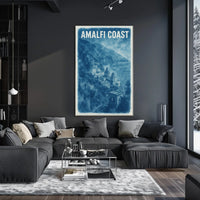 Amalfi Coast Serenity Poster Coastal Decor Wall Art Gift