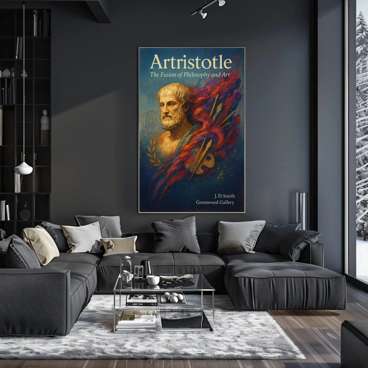 Artristotle The Fusion of Philosophy and Art Poster