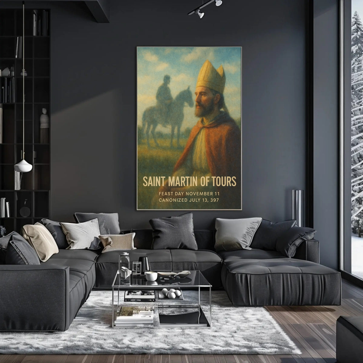Saint Martin Of Tours Poster