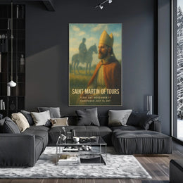 Saint Martin Of Tours Poster