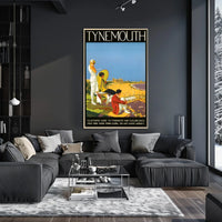 Tynemouth Illustrated Guide Poster