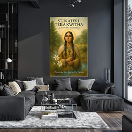St. Kateri Tekakwitha Lily of the Mohawks Poster