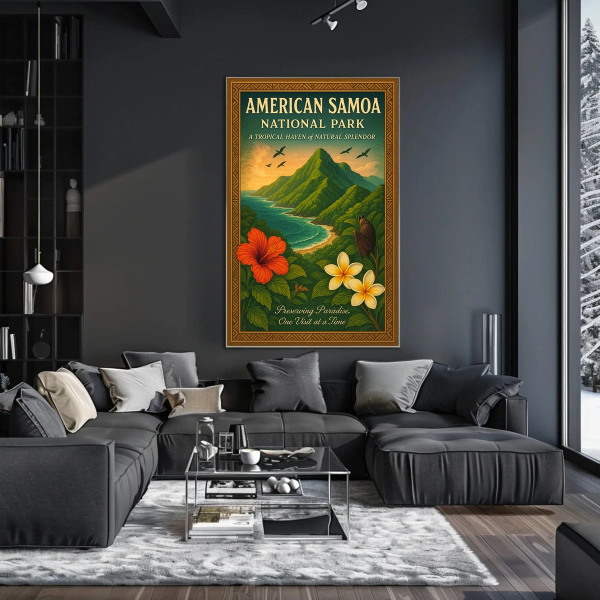 American Samoa National Park: A Tropical Haven Poster