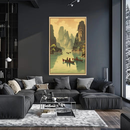 Tranquil River Journey Poster