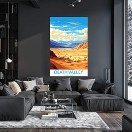 Death Valley Desert Adventure Art Travel Poster