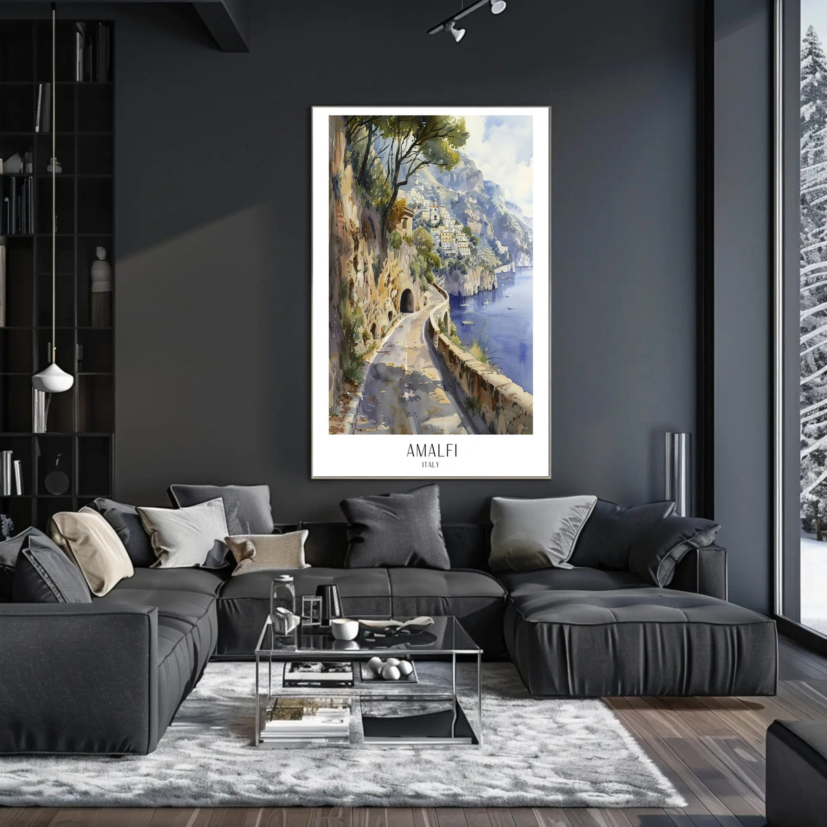 Amalfi Coast Scenic View Poster