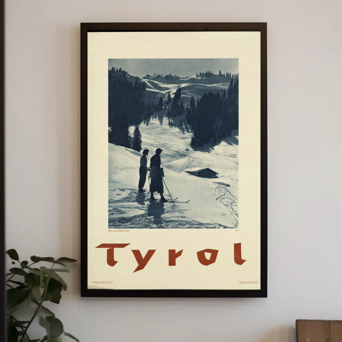 Tyrol Skiing Poster