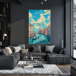 Venice Grand Canal Romantic Art Poster Print