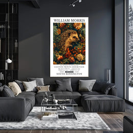William Morris Hedgehog Art Print Cultural or Heritage Poster