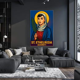 St. Ethelreda (Audrey) Poster