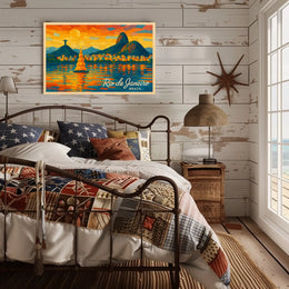 Rio de Janeiro Vibrant Mosaic Poster