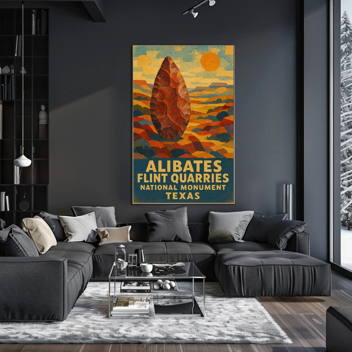 Alibates Flint Quarries National Poster