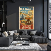 Delaware The First State Poster