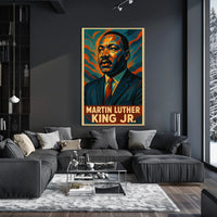 Martin Luther King Jr. A Visionary Poster