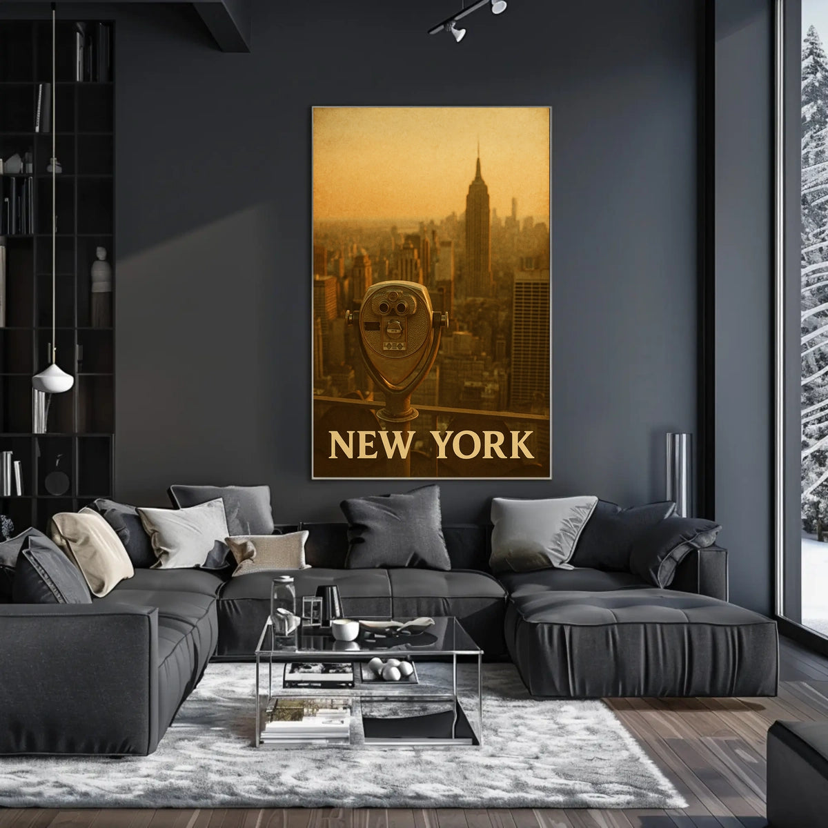 New York Cityscape Poster