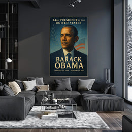 Barack Obama 44th President Legacy Historical or Presidential Poster