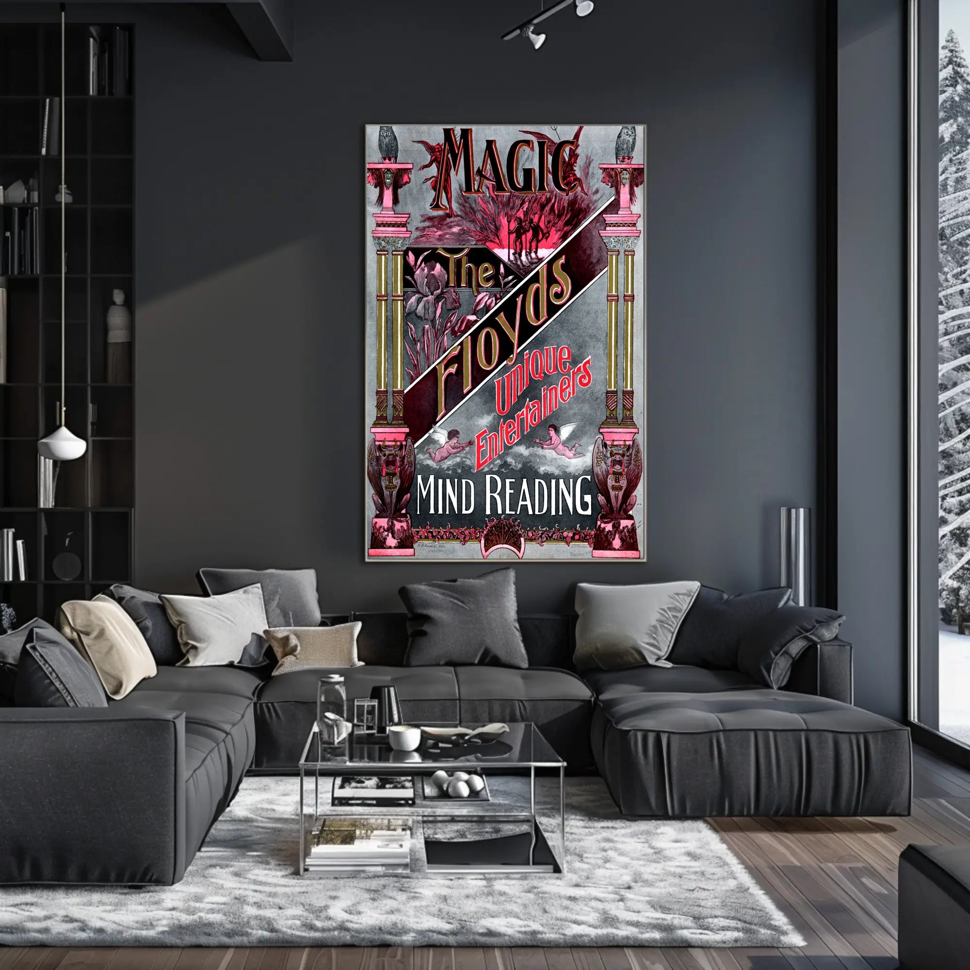Mystical Magic Entertainment Vintage Poster - Cultural or Heritage Poster