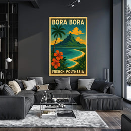 Bora Bora Tropical Paradise Poster
