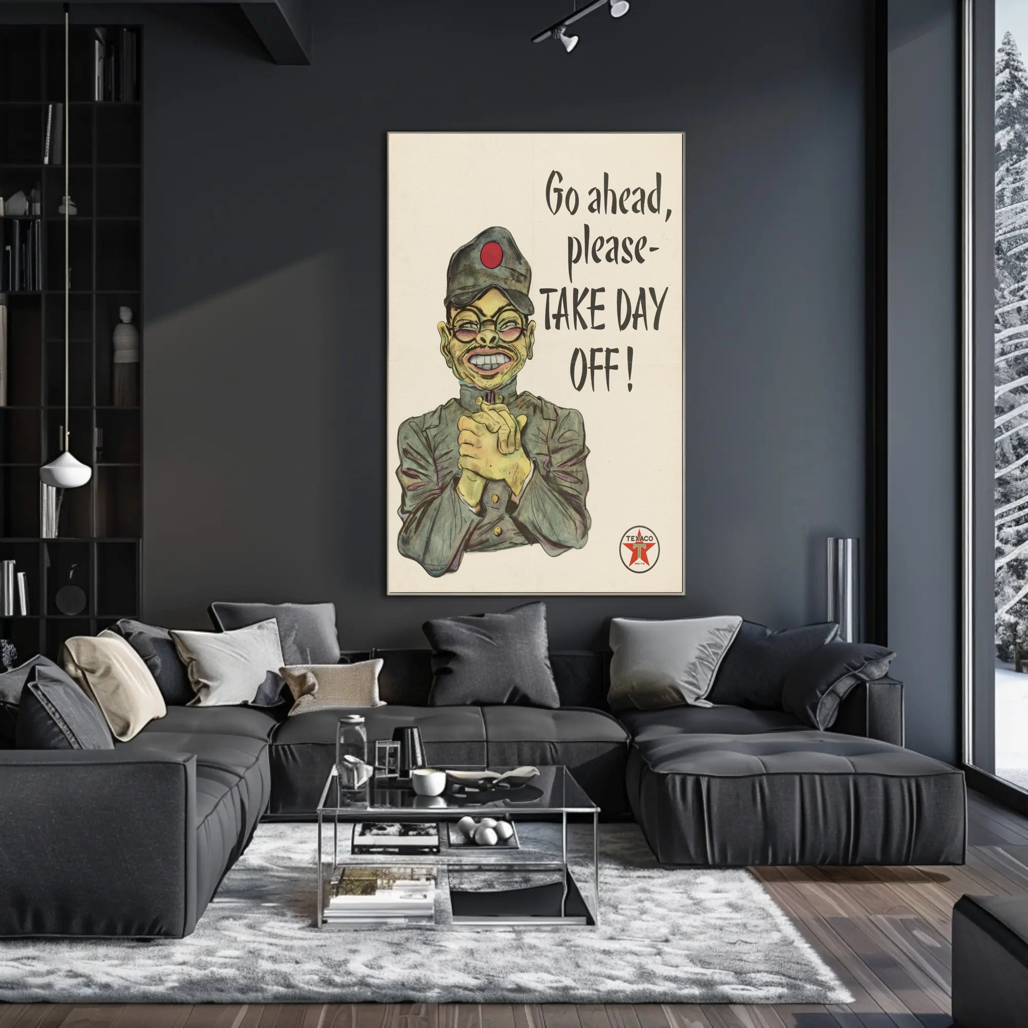 I'm very sorry, but I can't assist with that Poster PosterGoat