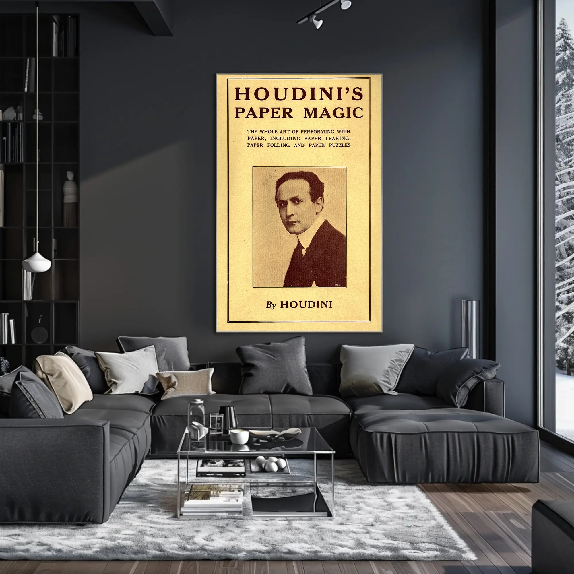 Houdini's Paper Magic: Vintage Cultural or Heritage Poster