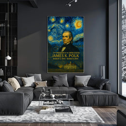 James K. Polk 11th President Poster