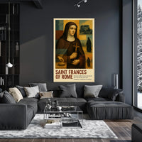 Saint Frances Of Rome Poster