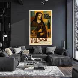 Saint Frances Of Rome Poster
