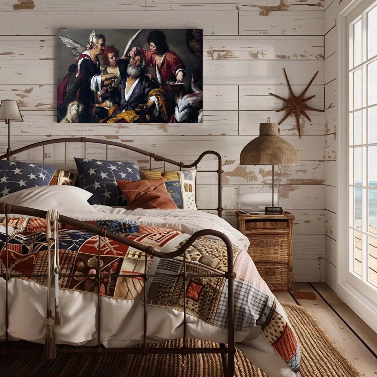 Baroque Healing Scene Art Historical or Presidential Poster