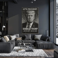Donald Trump 47th President Poster