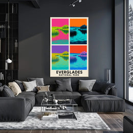 Everglades National Park Vibrant Reflections Poster