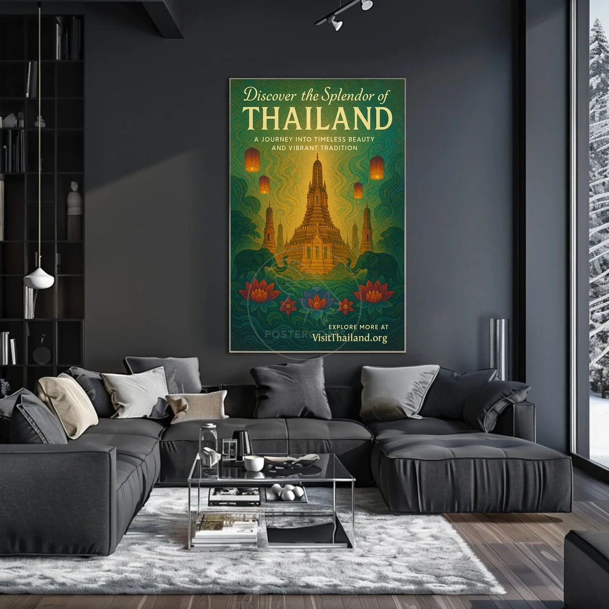 Thailand’s Mystical Beauty: Cultural or Heritage Poster