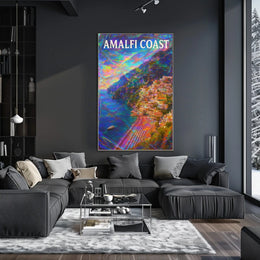 Amalfi Coast Dreamscape Poster Wall Art 18x24 Edition