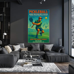 Pickleball Passion Poster