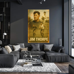 Jim Thorpe Athletic Icon Poster